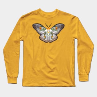 Ghostly Snapdragon Moth Long Sleeve T-Shirt